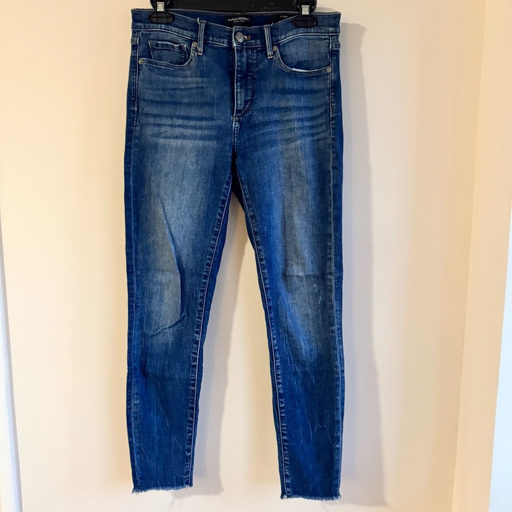 Banana Republic Dark Blue Womens Ankle Skinny Jeans Sz 28